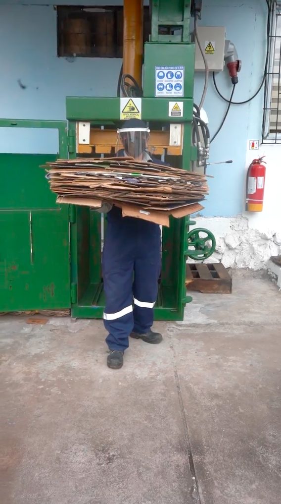 Ecoventura recycling facility San Cristobal Galapagos