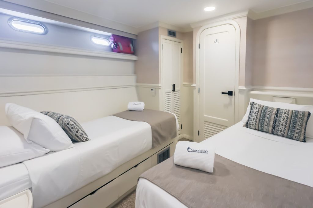 Liveaboard cabin upgrades Galapagos Sky