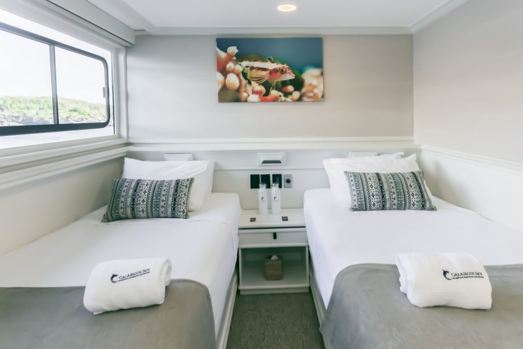 Galapagos Sky yacht refurbishment 2025