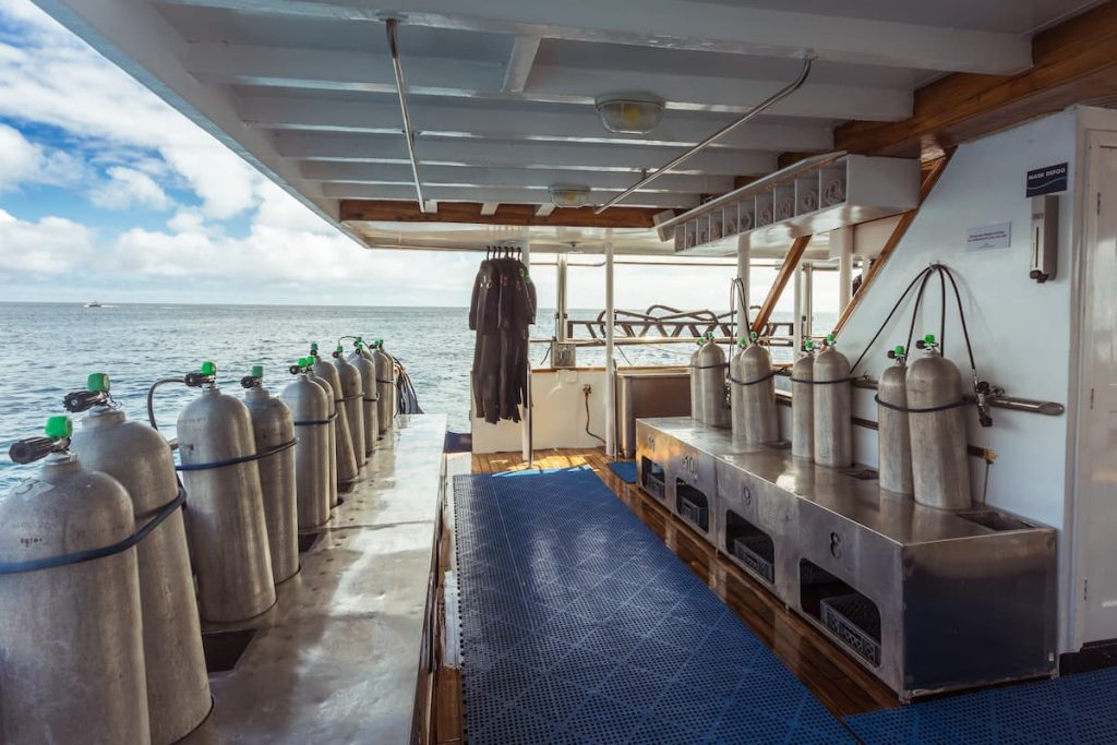 Galapagos liveaboard diving yacht upgraded